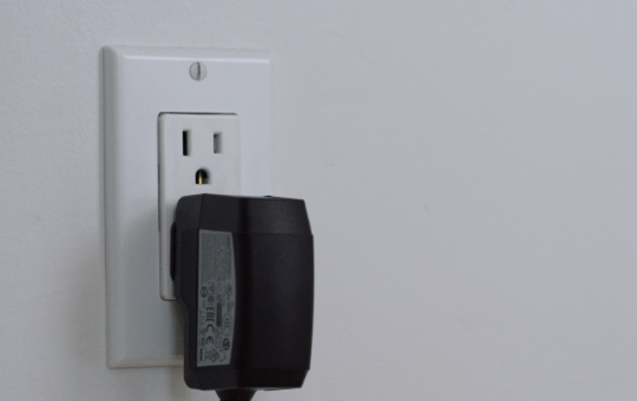 AC adaptor plugged in