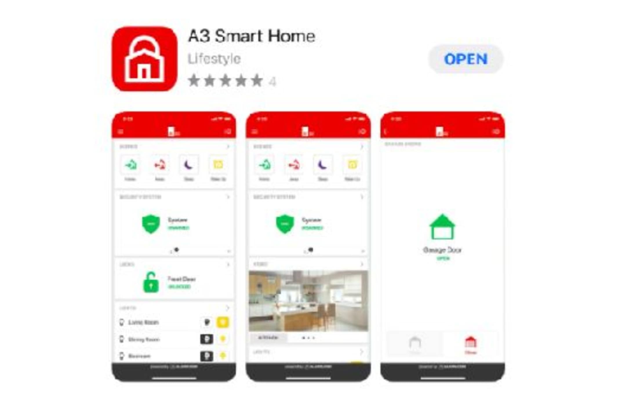 Screenshot of AAA Smart Home App in App Store
