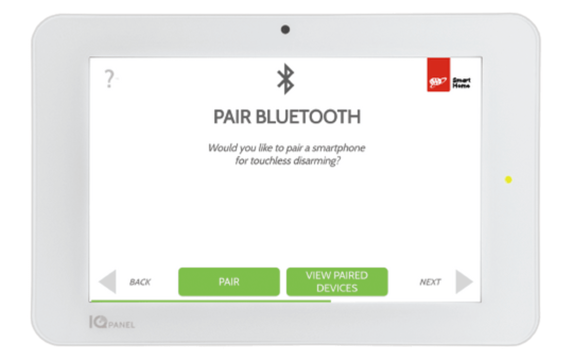 Control Panel settings pair bluetooth screen