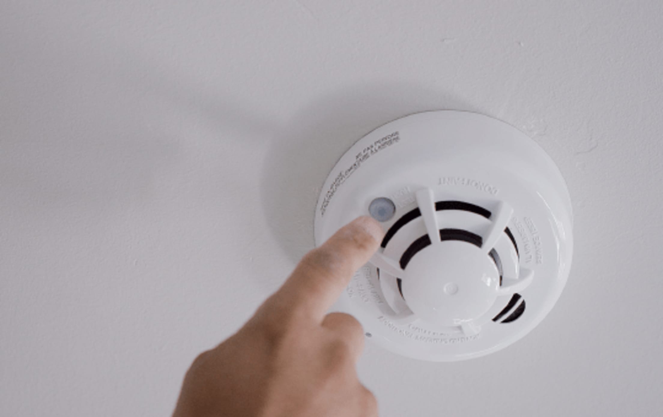 pressing the Smoke Detector button