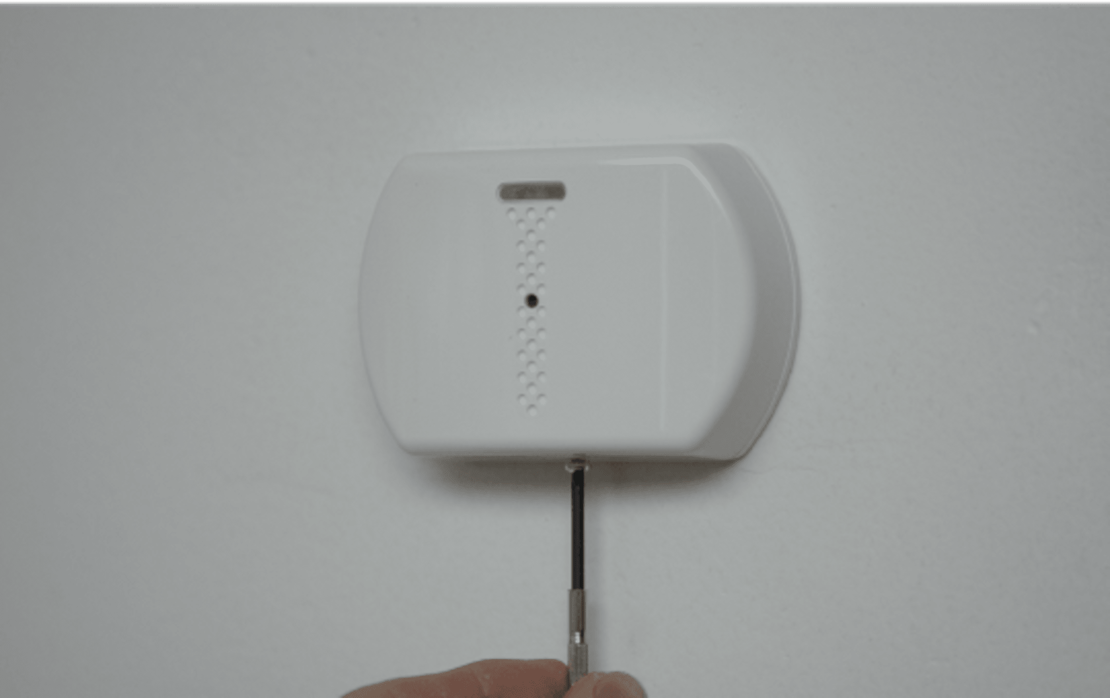 Screw cover to back plate