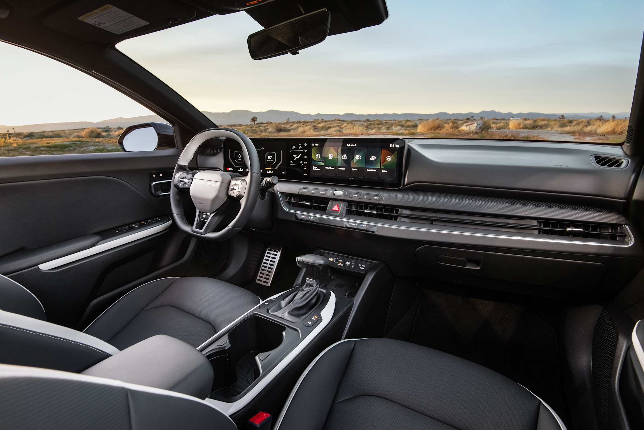 Interior of the Kia K4.