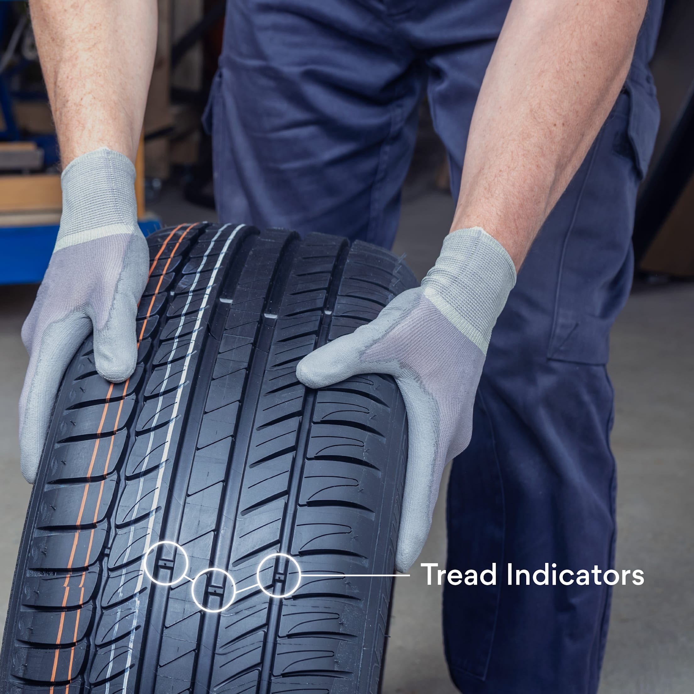 check your winter tires using tread indicators