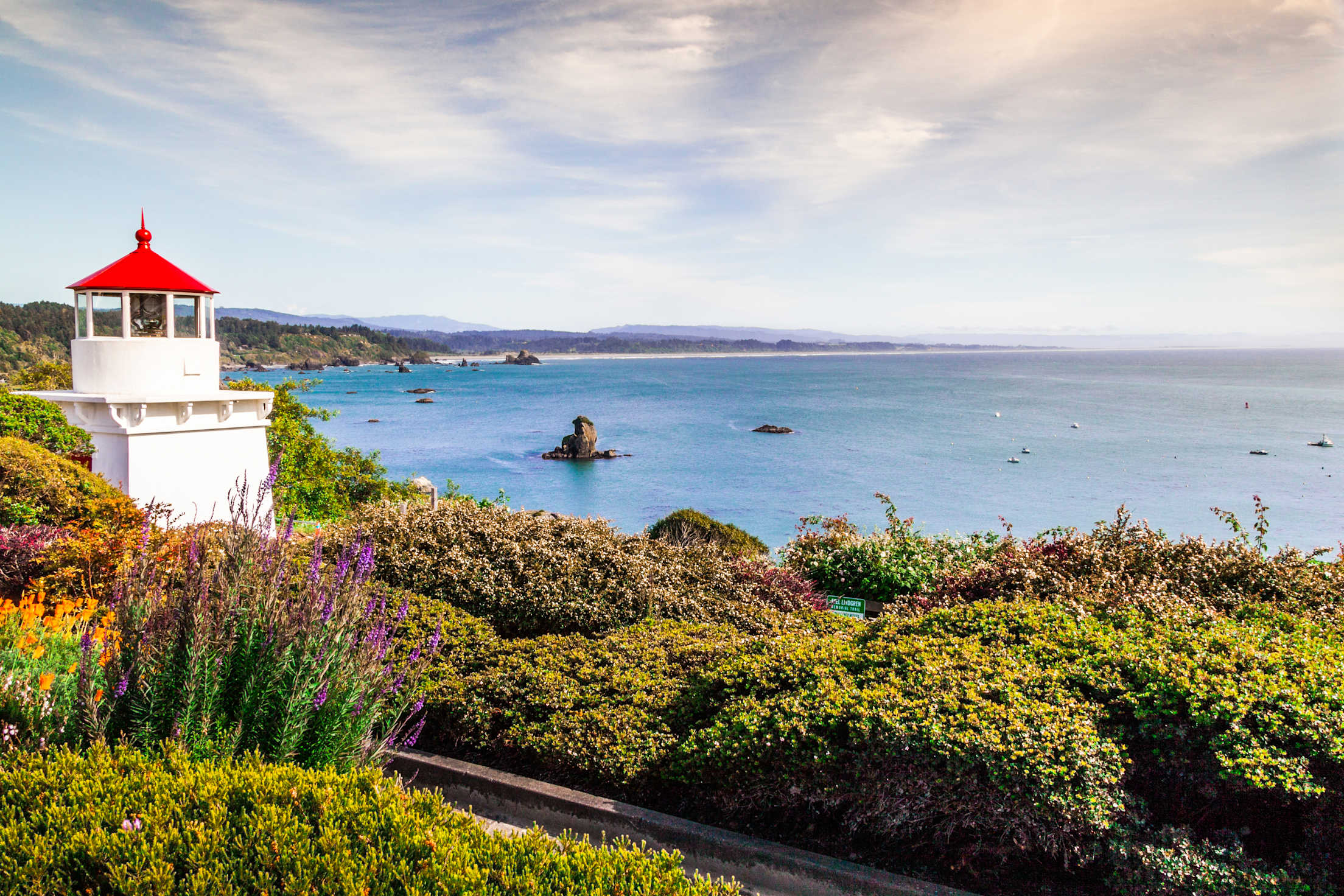 Memorial Lighthouse in Trinidad, California.