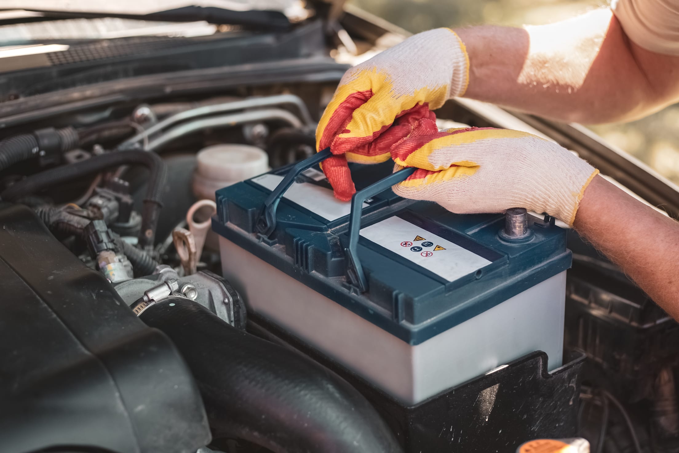 A battery is replaced part of a maintenance tip