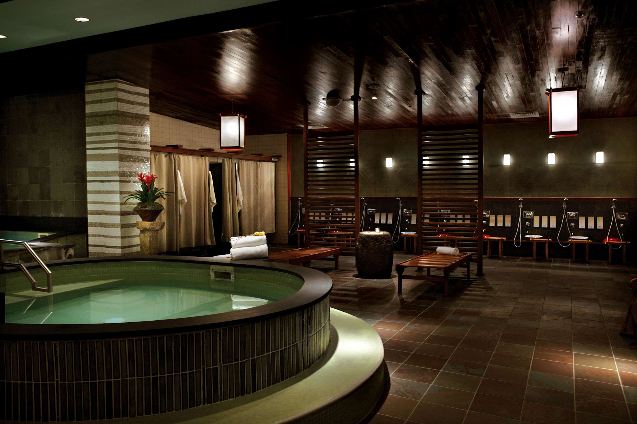 Inside Kabuki Springs & Spa in San Francisco, California.