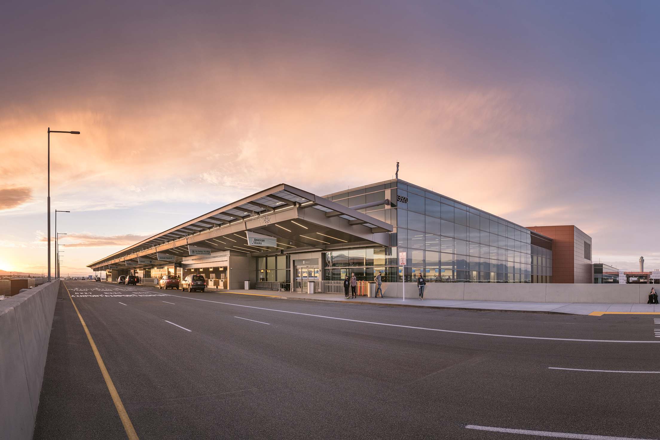 Outside of Salt Lake City International Airport (SLC) in Utah.