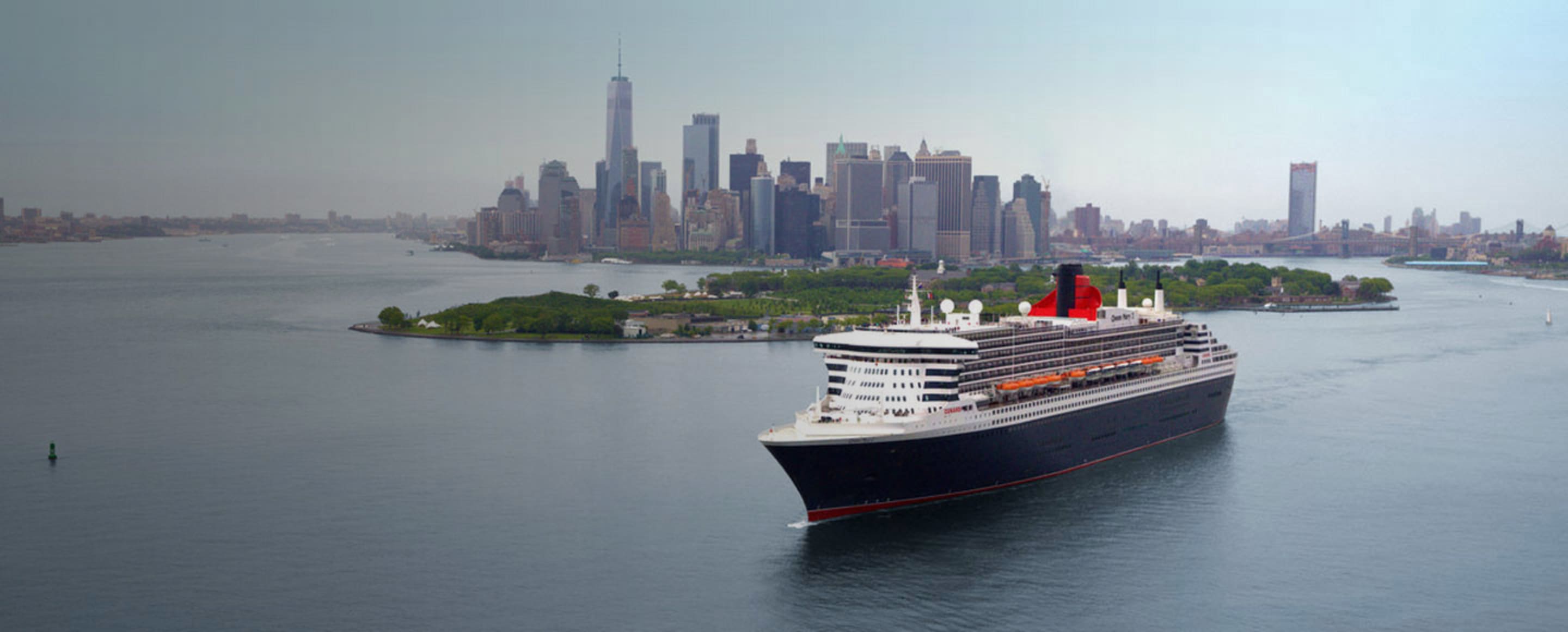 cunard line ship in new york