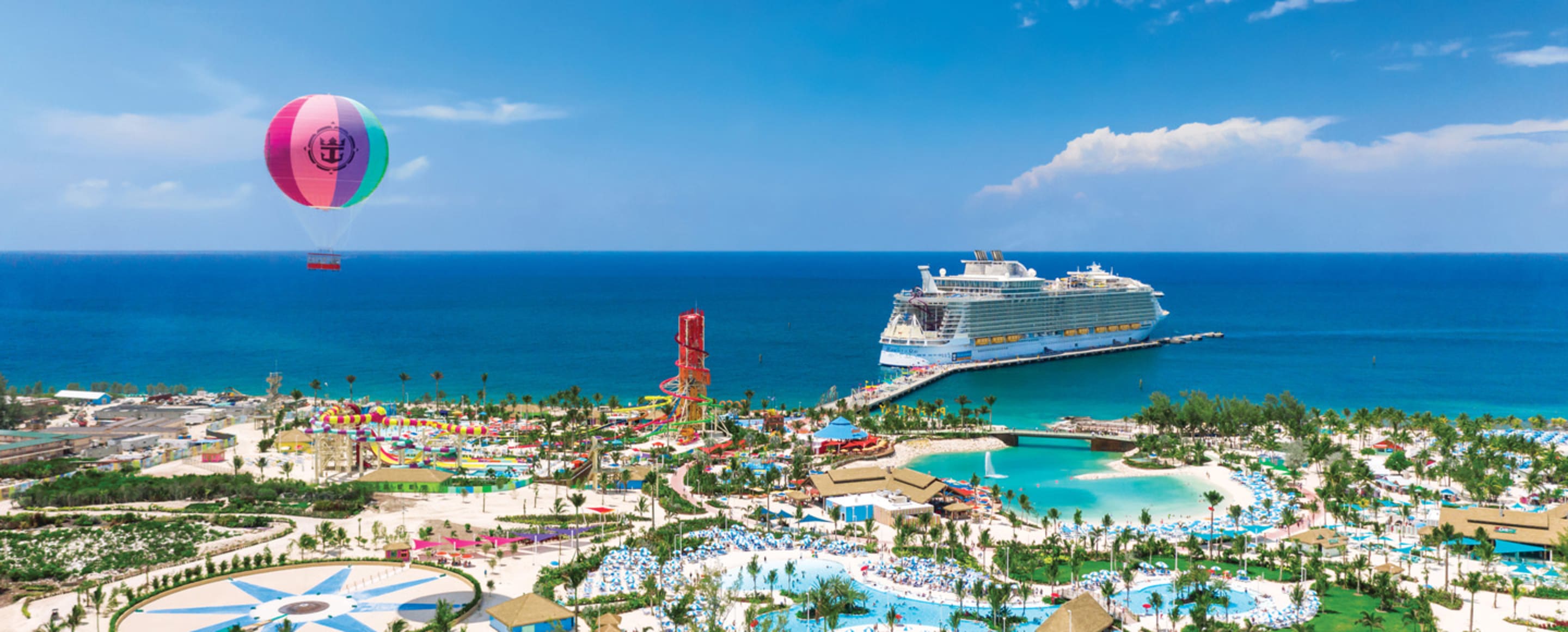 royal caribbean cruise ship and cococay