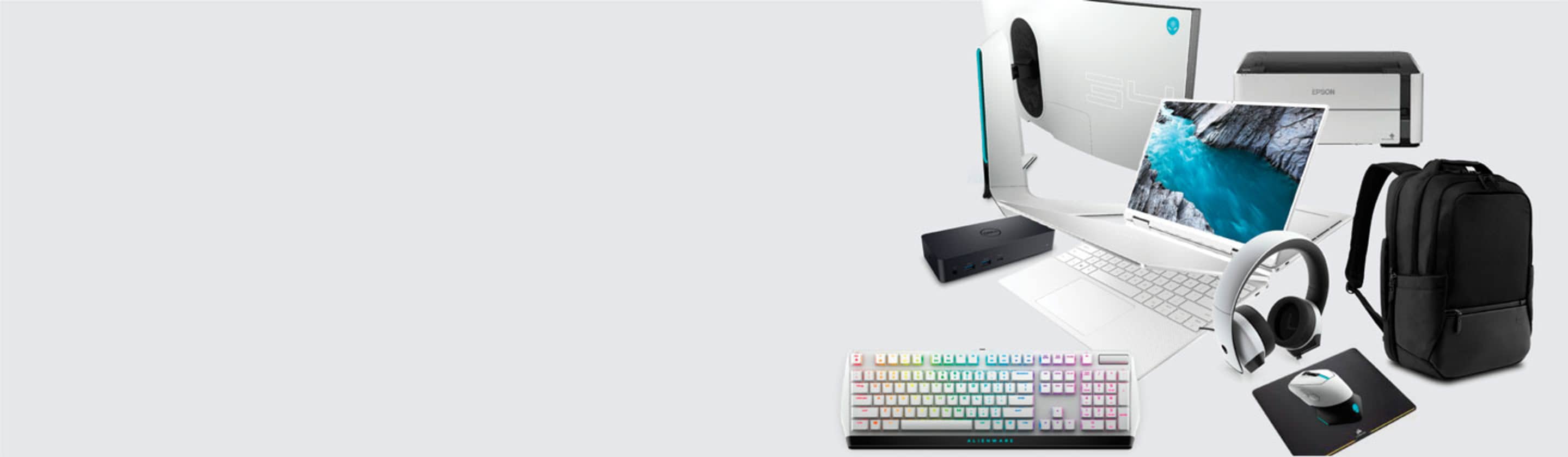 Graphic of Dell prizes available as part of AAA's Holiday Sweepstakes