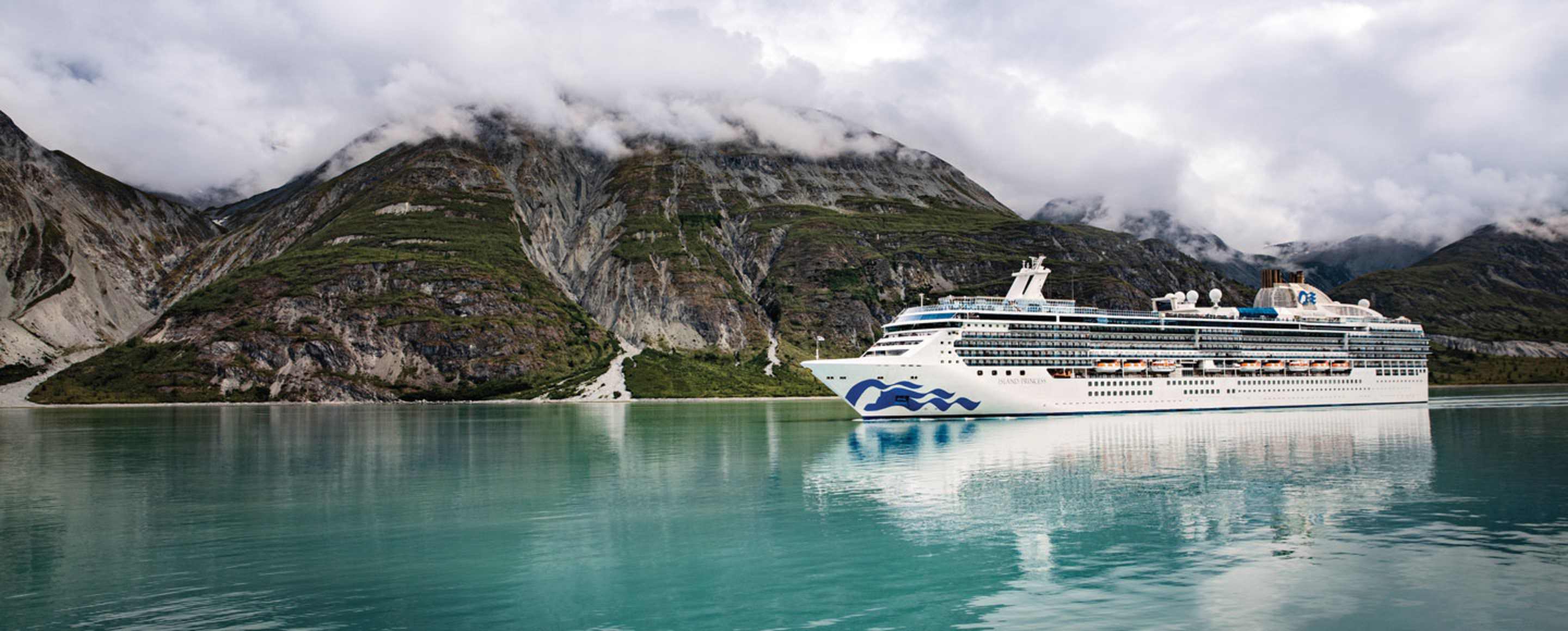 princess alaska cruisetour ship at sea