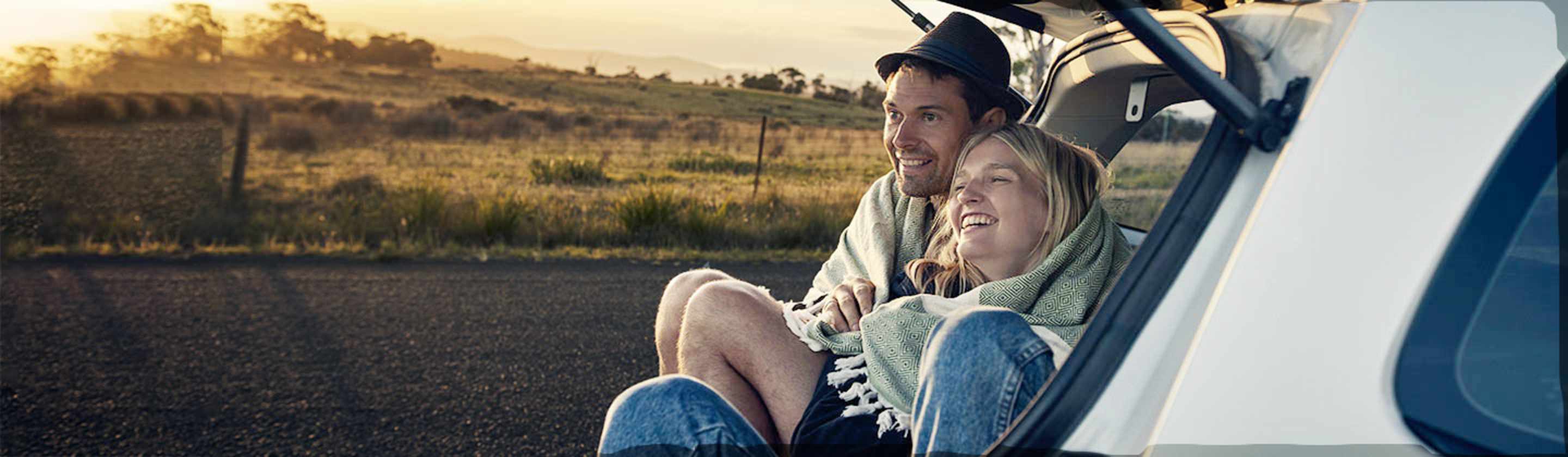 AAA Members enjoy the outdoors from the back of their car