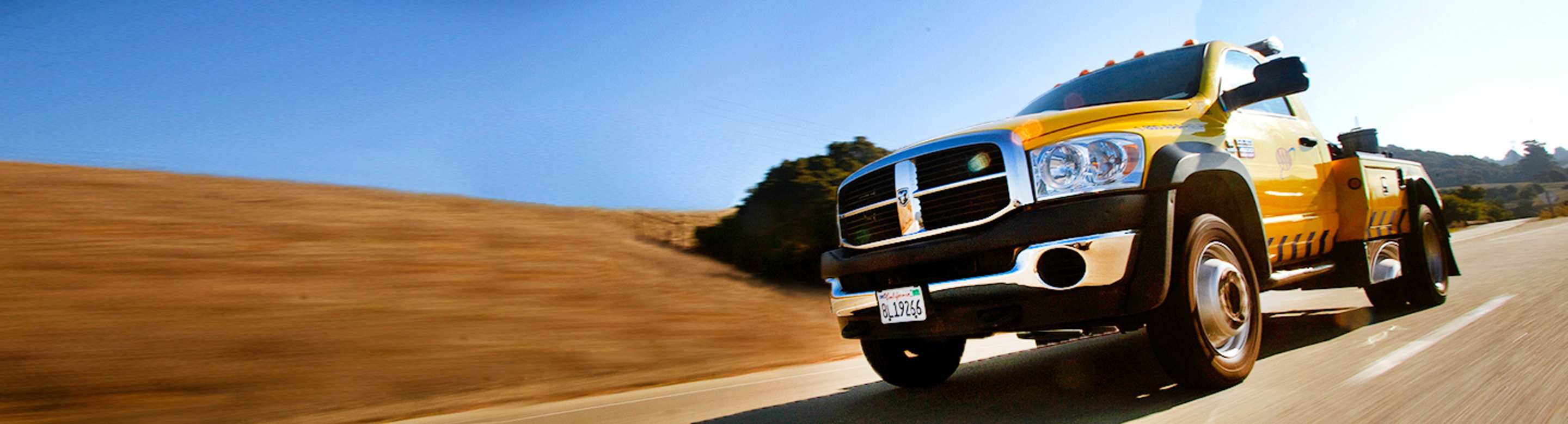 AAA roadside service truck