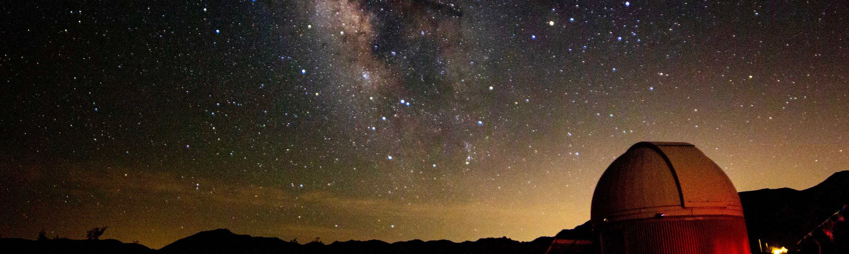 The Milky Way above Sky's the Limit in Twentynine Palms, California.