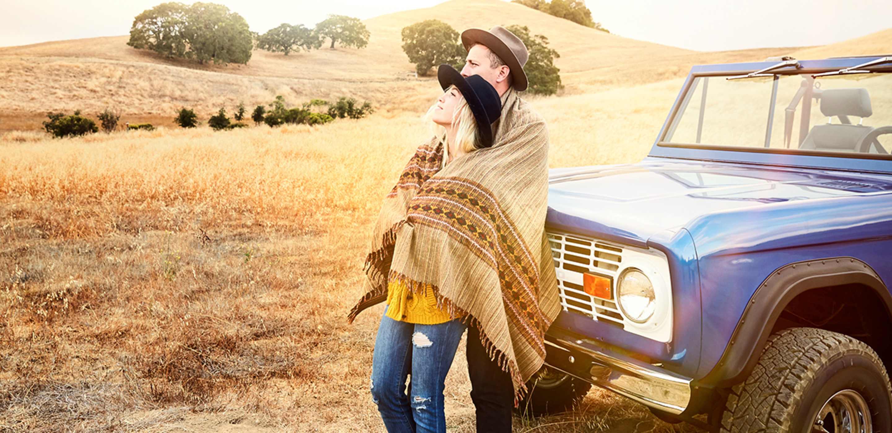 couple with a AAA Insured car