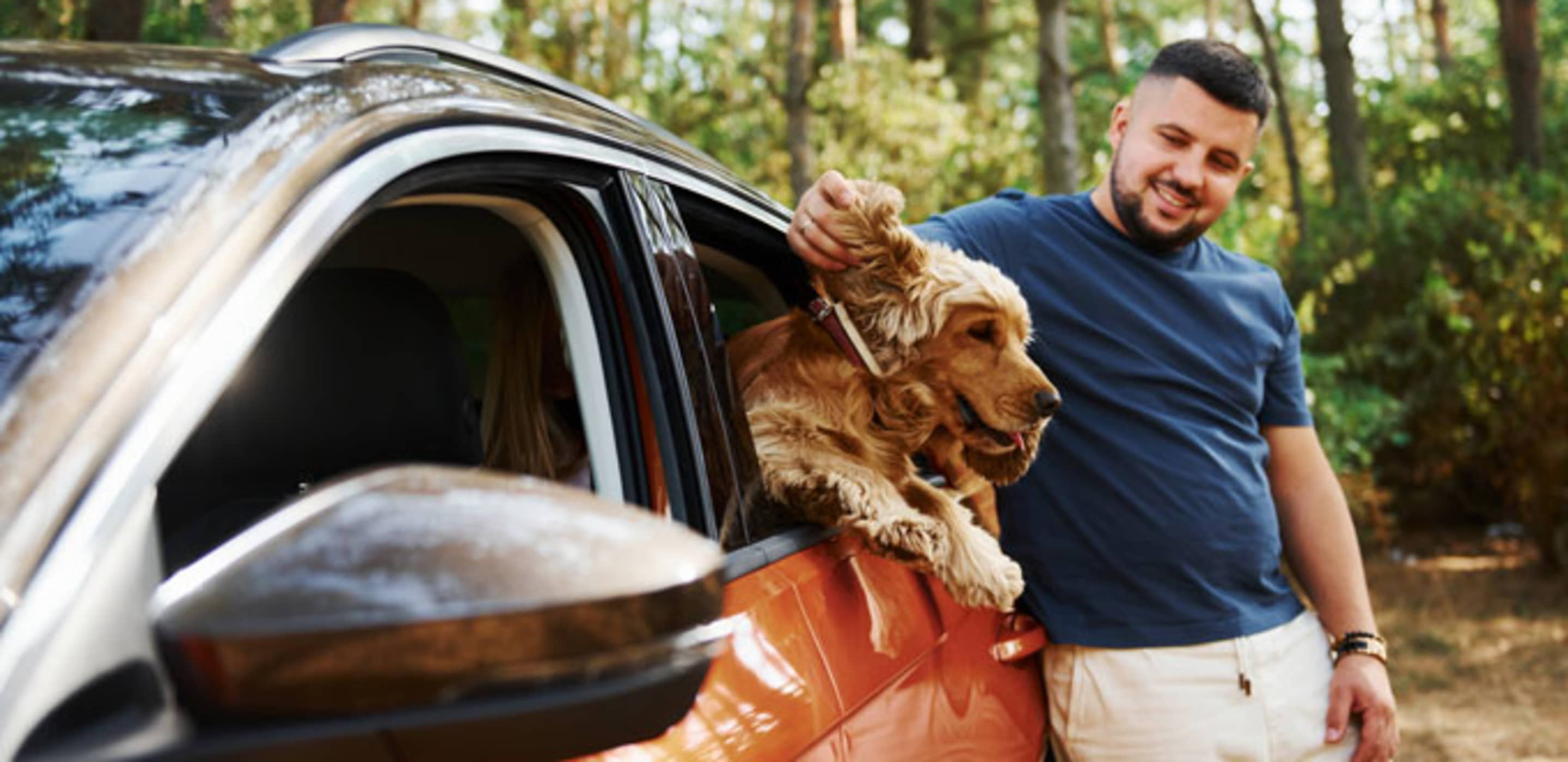 image of aaa member in car