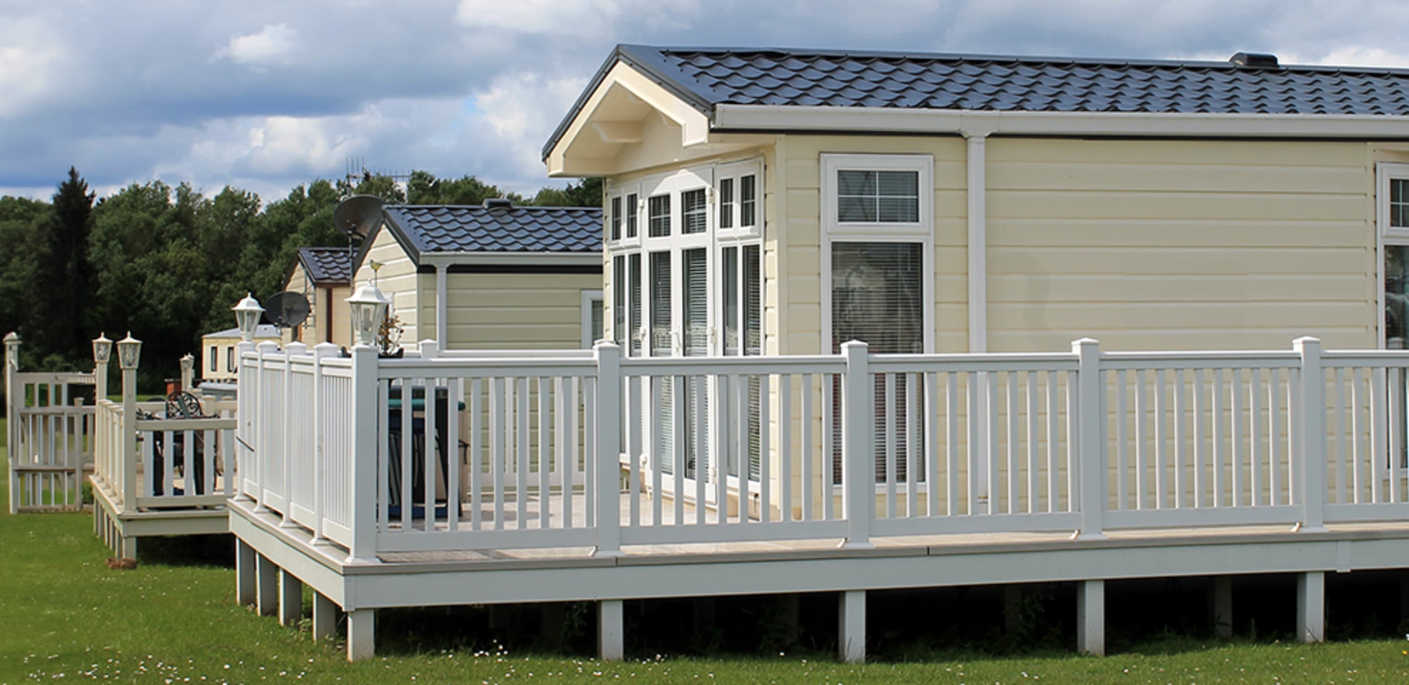 Mobile homes covered by mobile home insurance