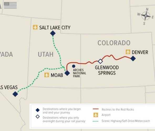 rockies to the red rocks route map