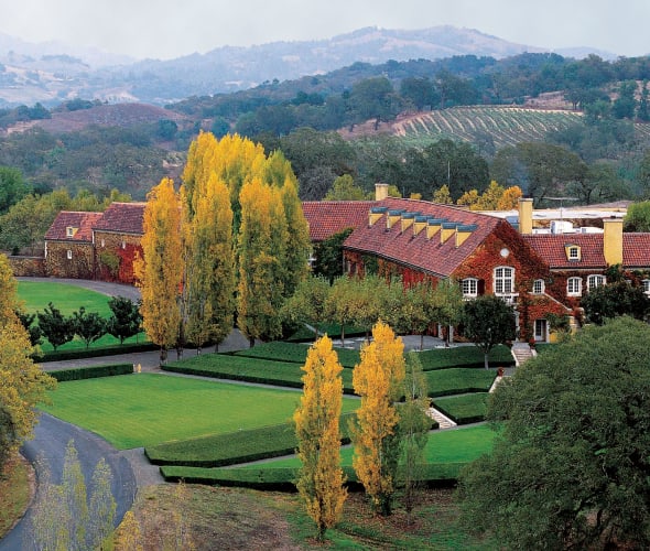 Jordan Winery in Sonoma County, California.