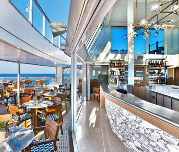 aquavit terrace on viking ocean ship