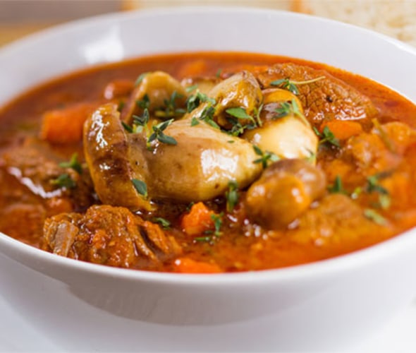 irish stew in a bowl