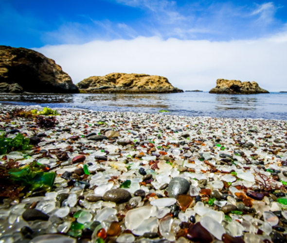 glass beach in fort bragg california
