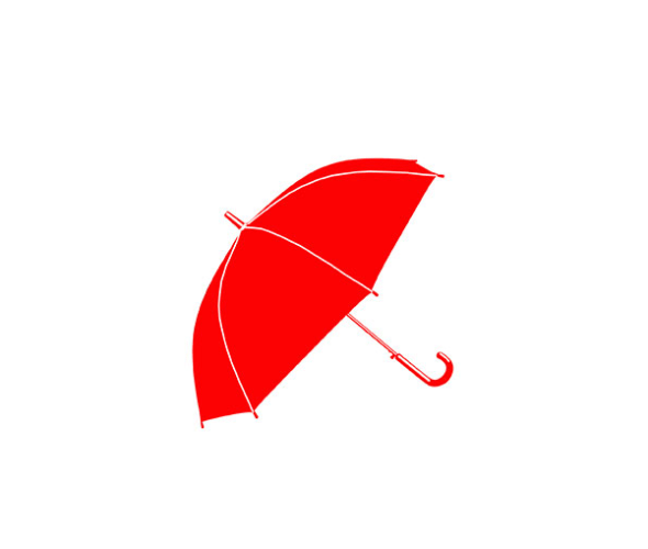 a red umbrella 