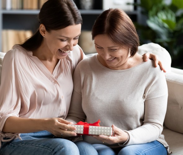 AAA Member giving her mother the gift of a AAA Membership