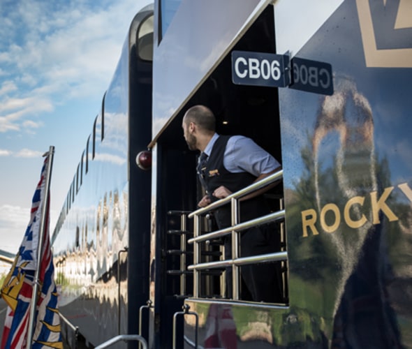 rocky mountaineer host onboard