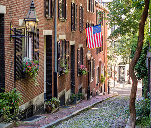 historic boston street