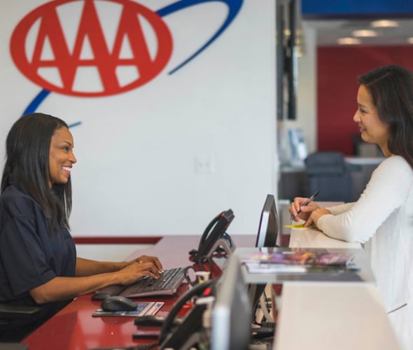 AAA dmv branch agent with e Member