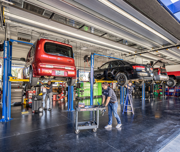 inside of a AAA Auto Repair Center location