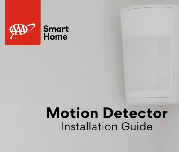 Motion detector installation guide