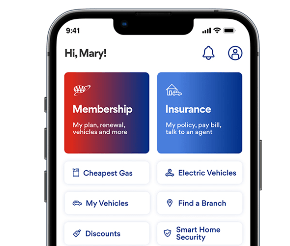 aaa mobile app screenshot