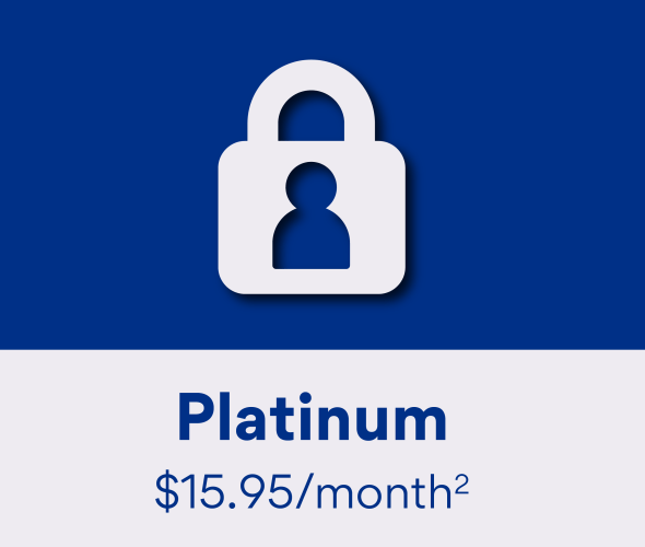 Platinum plan $15.95/month