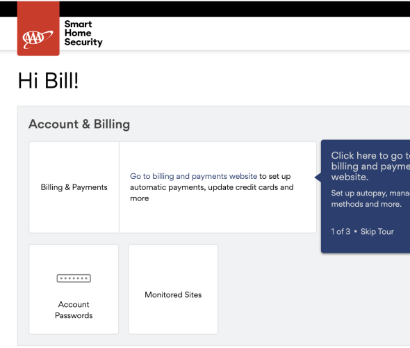 billing portal