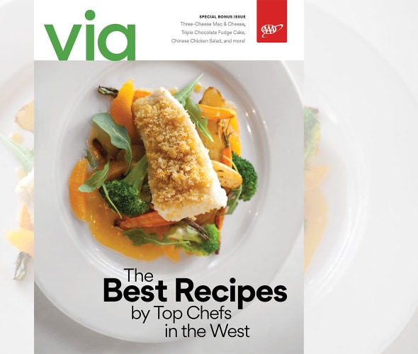 The cover recipe of the July August 2024 issue of Via magazine.