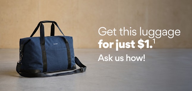 Get this luggage for just $1