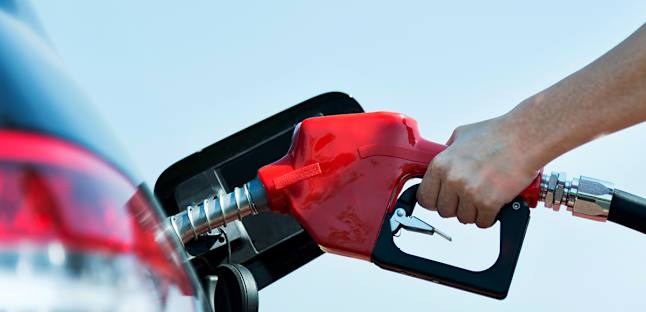 Filling up with gas image