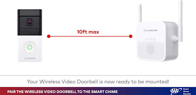 Pairing your Wireless Video Doorbell