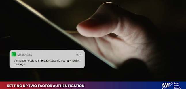setting up 2-factor in the app