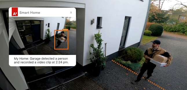 Tripwire triggers video recording