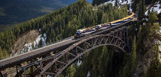 rocky mountaineer train by stoney creek