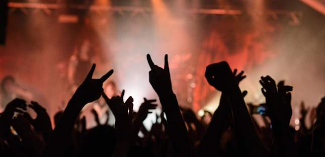 Lights at concert