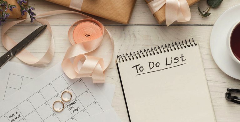 Getting married to-do list