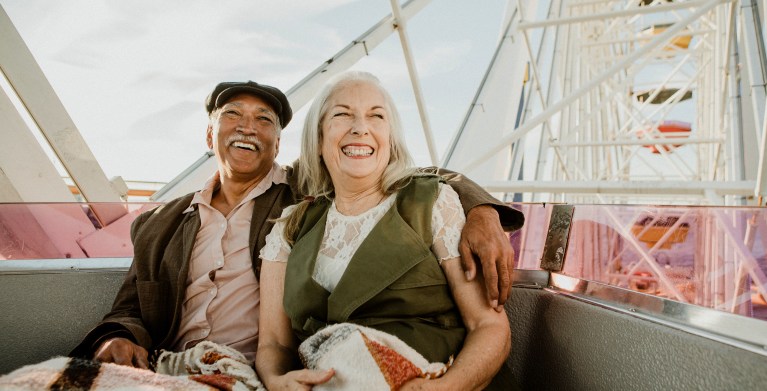 A retired couple enjoying retirement with AAA Annuities.  