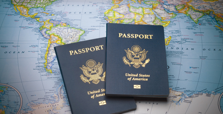 US passport cover 