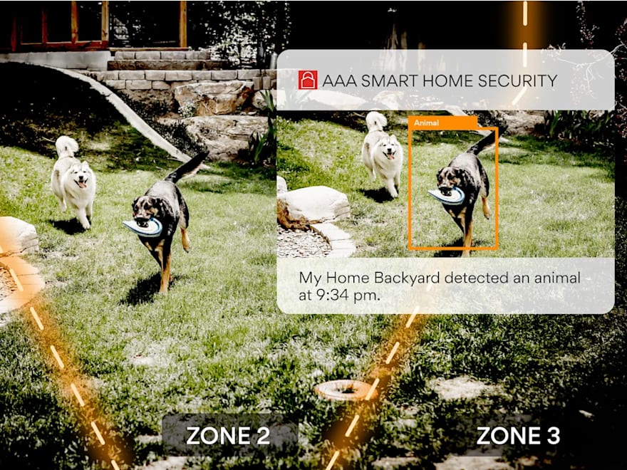 Intelligent detection makes the Floodlight Camera smarter.