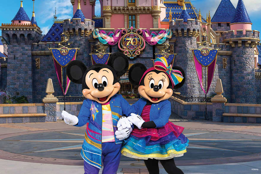 Mickey and Minnie at Disneyland Resort
