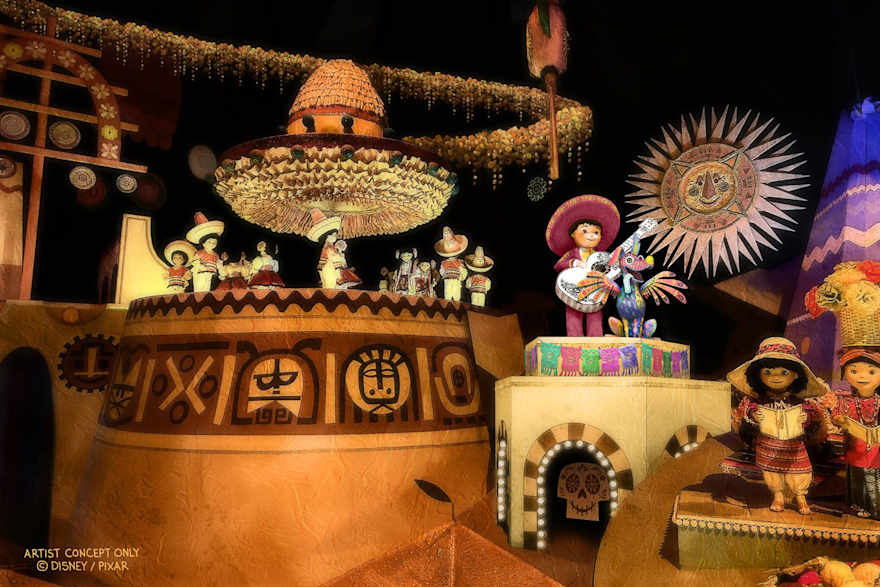 new additions to it's a small world at disneyland